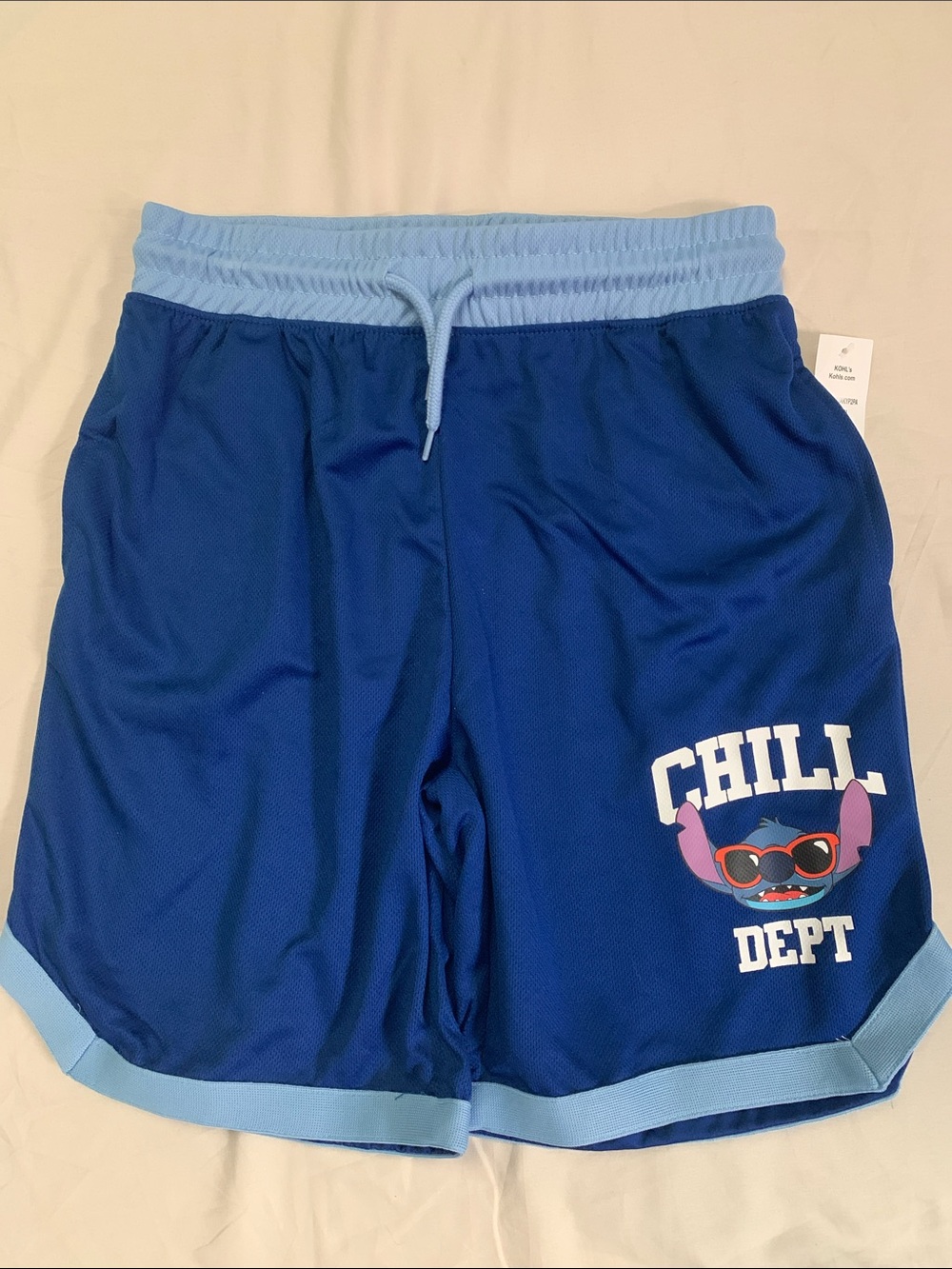 Kohls Chill Dept Blue Mesh Athletic Shorts